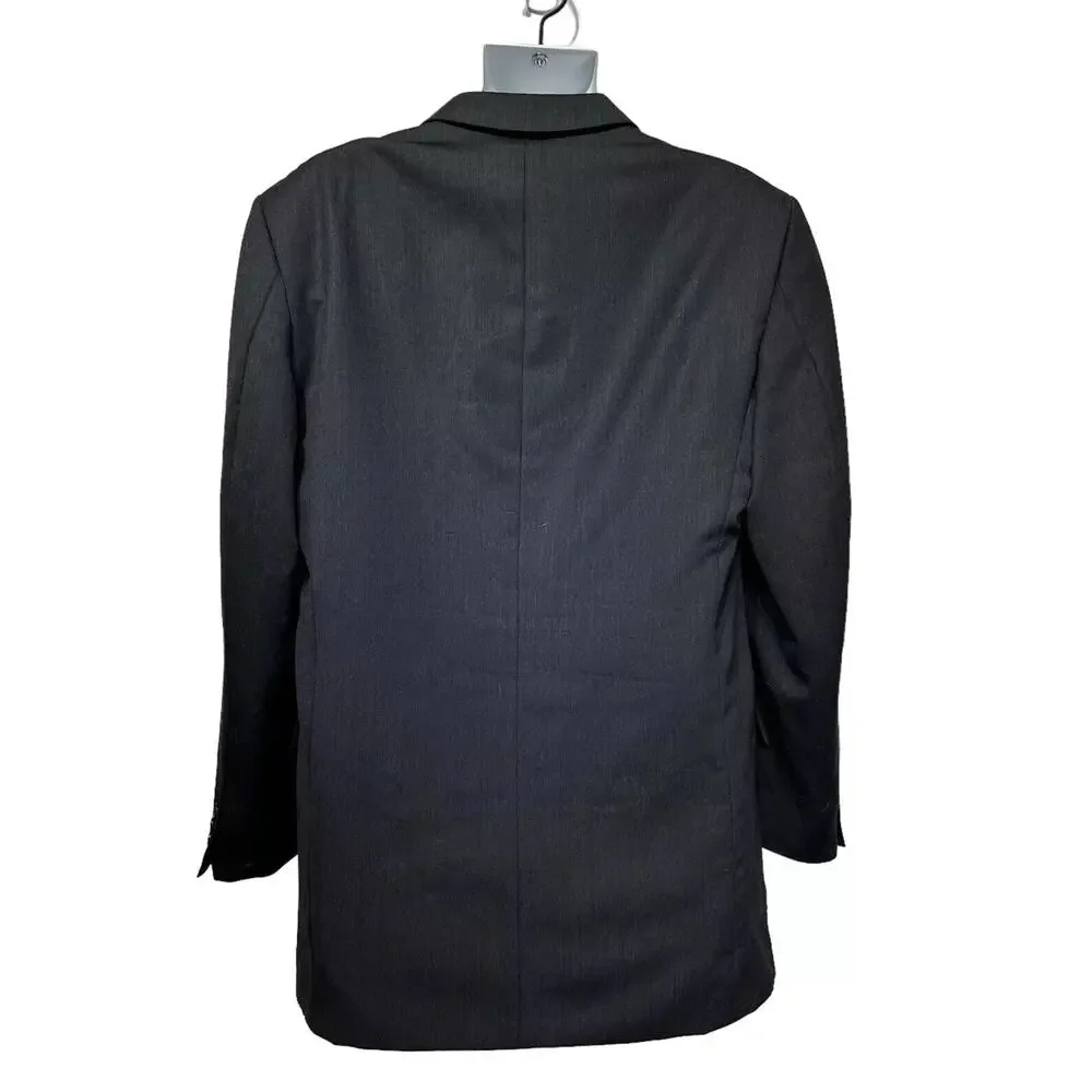 ALBERT NIPON Mens Gray Jacket Blazer Wool Size 42L